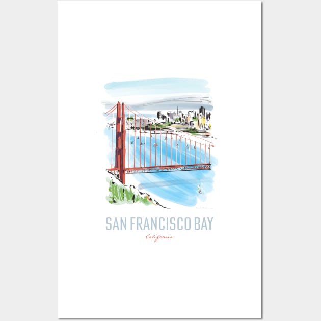 San Francisco Bay Wall Art by markvickers41